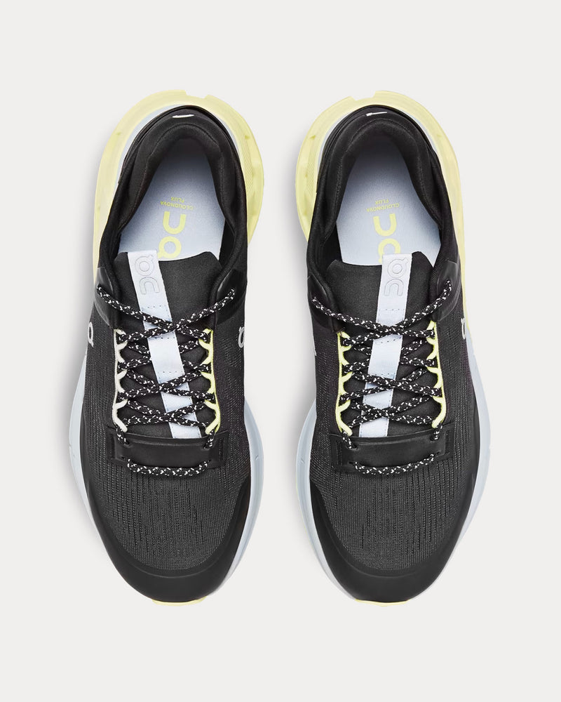 On Running Cloudnova Flux Black / Hay Running Shoes - 2