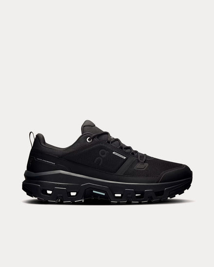 On Running Cloudrock Low Waterproof Black / Black Hiking Shoes - 1