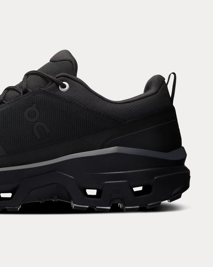 On Running Cloudrock Low Waterproof Black / Black Hiking Shoes - 4
