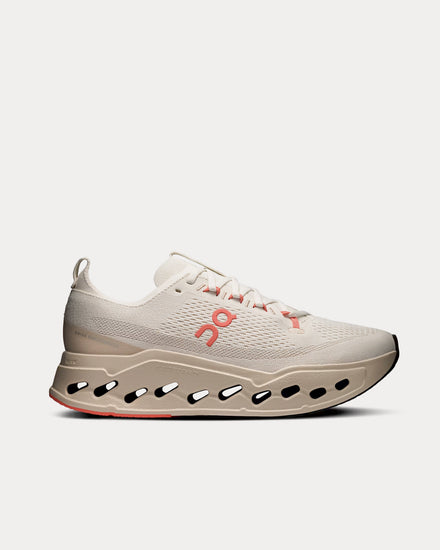 On Running Cloudsurfer Max Ivory / Salmon Running Shoes - 1
