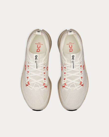 On Running Cloudsurfer Max Ivory / Salmon Running Shoes - 2