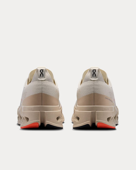 On Running Cloudsurfer Max Ivory / Salmon Running Shoes - 4
