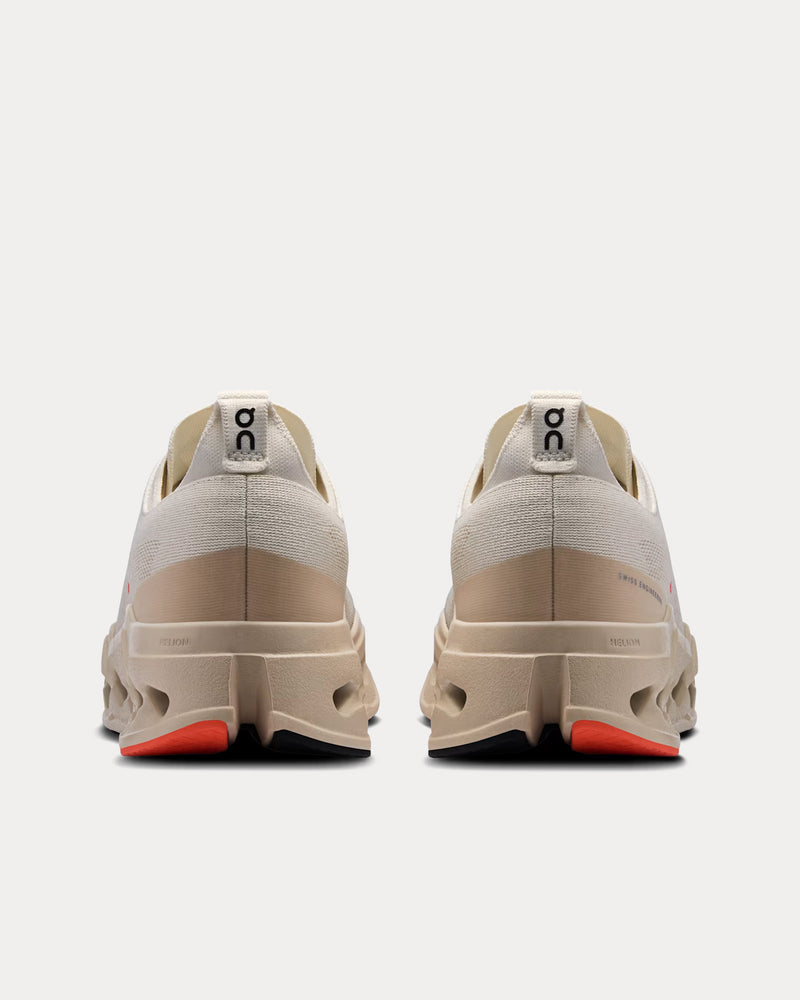 On Running Cloudsurfer Max Ivory / Salmon Running Shoes - 4