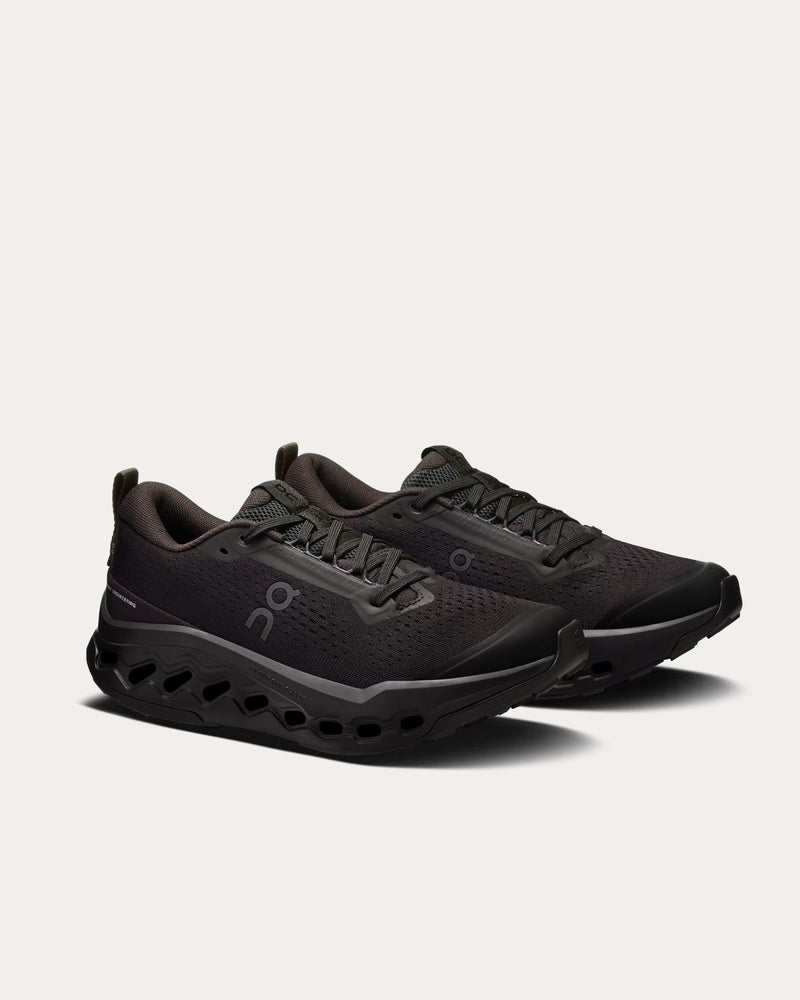 On Running Cloudsurfer Trail 2 Black / Black Running Shoes - 3