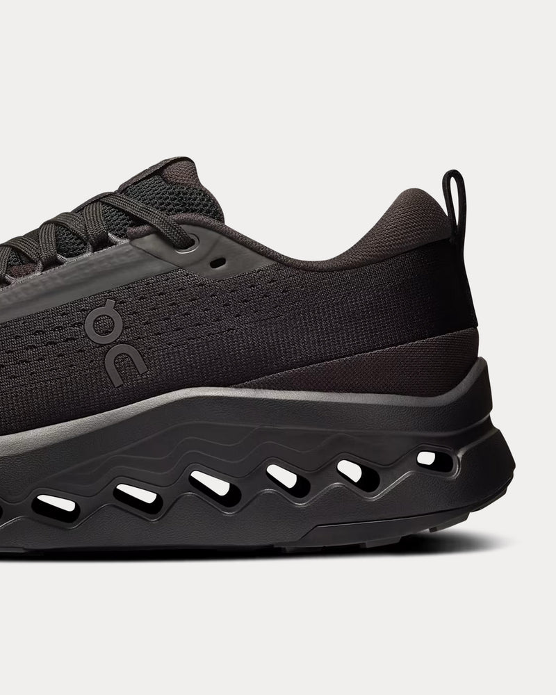 On Running Cloudsurfer Trail 2 Black / Black Running Shoes - 5