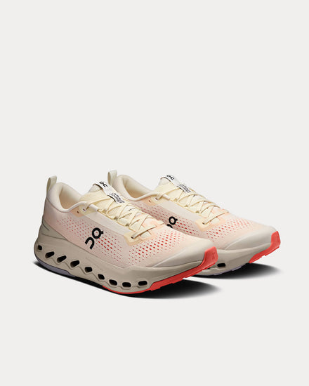 On Running Cloudsurfer Trail 2 Ivory / Salmon Running Shoes - 3
