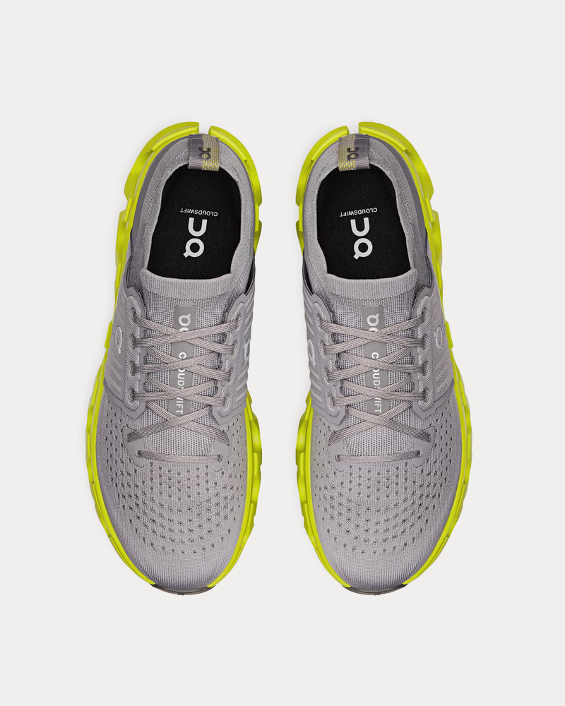 On Running Cloudswift 4 Alloy / Lime Running Shoes - 2