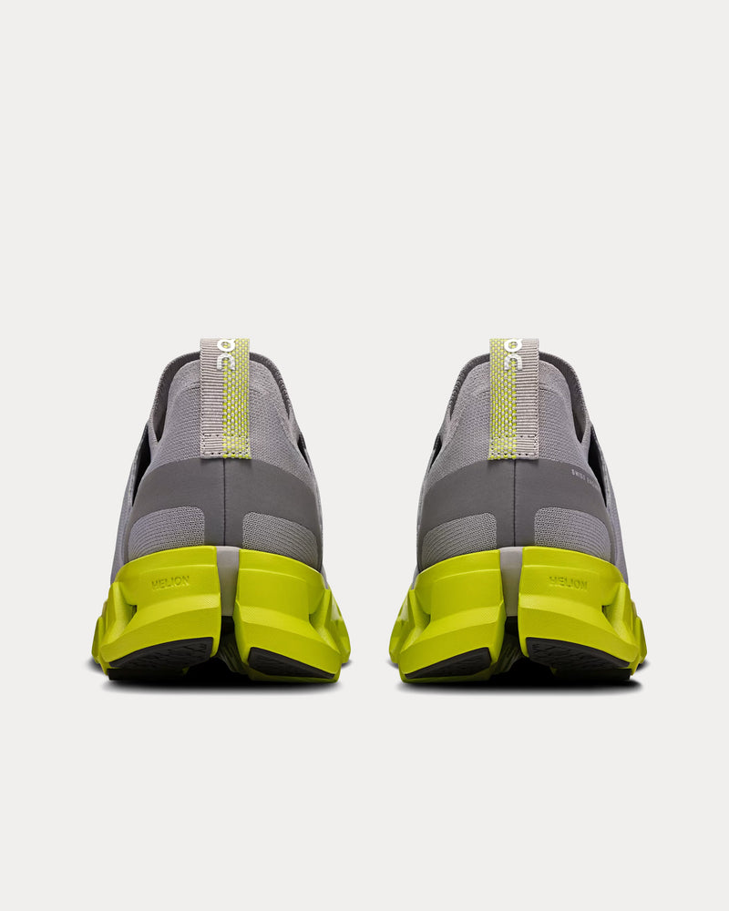 On Running Cloudswift 4 Alloy / Lime Running Shoes - 4