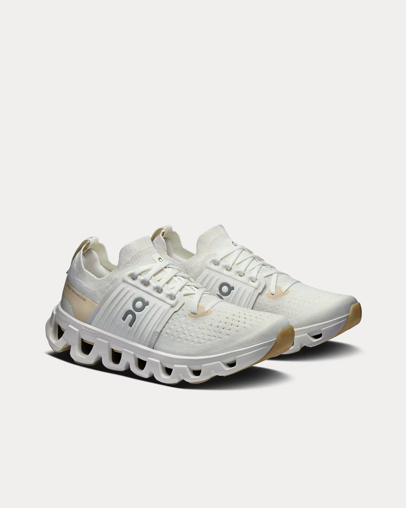 On Running Cloudswift 4 White / Cream Running Shoes - 3