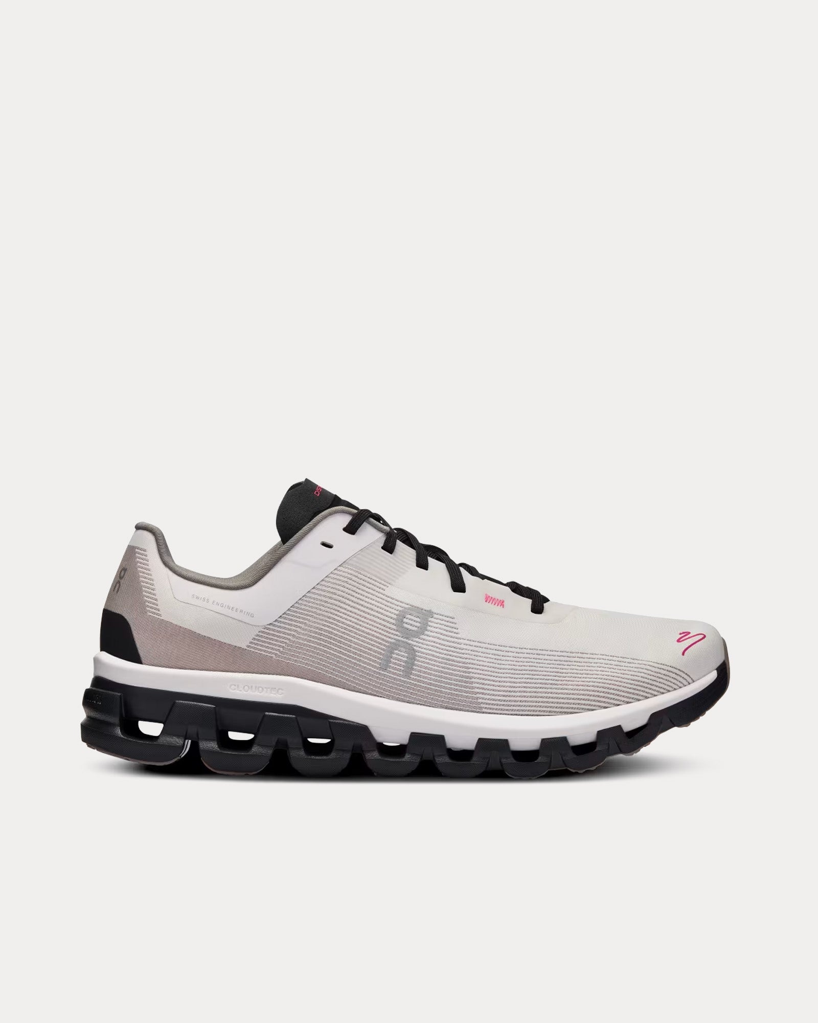 On Running x Distance Men's Cloudflow 4 White / Black Running Shoes