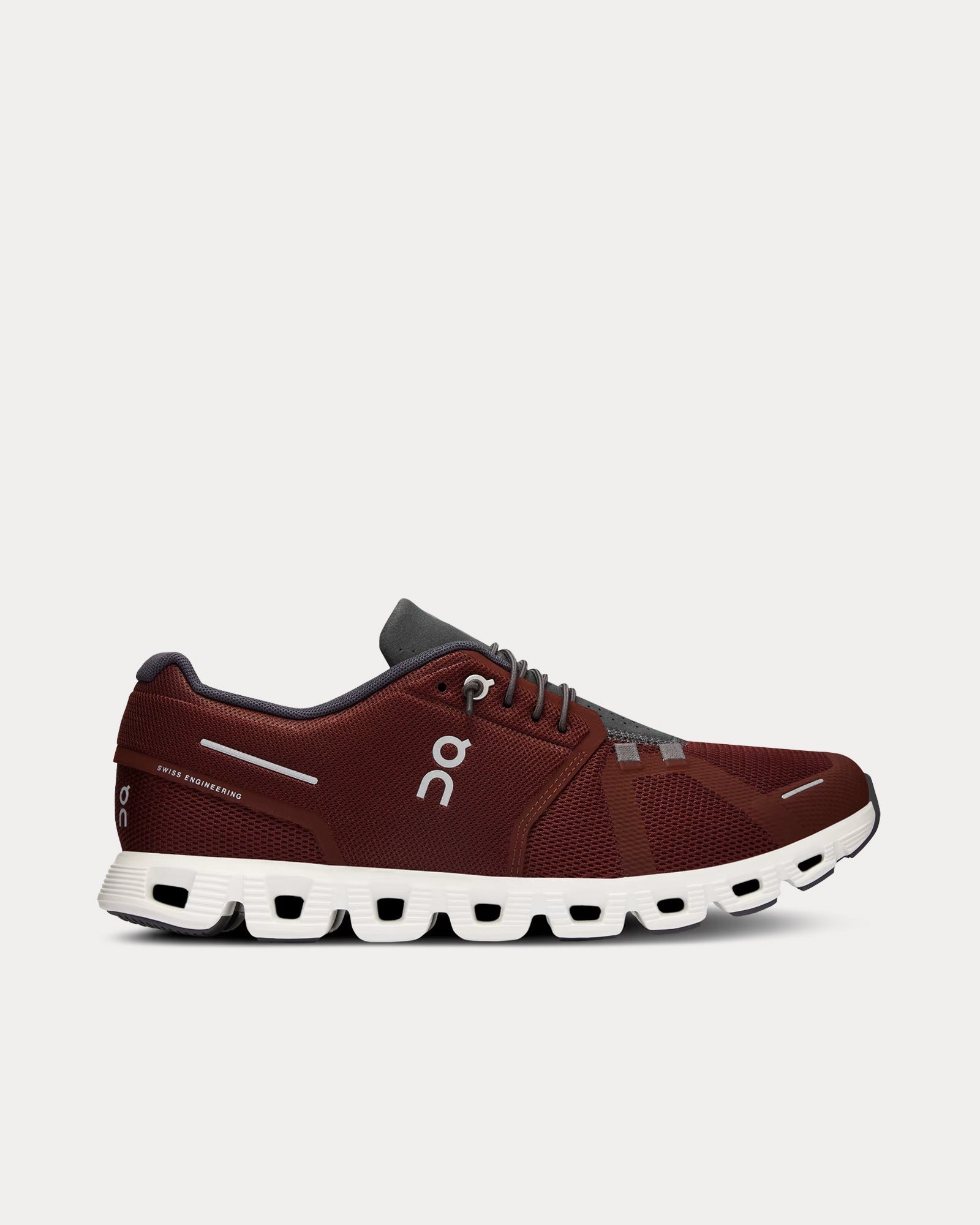 On Cloud 5 Mens Size 13 Athletic Walking Running Shoes Sneakers Ox Shadow Maroon On Men main image 3