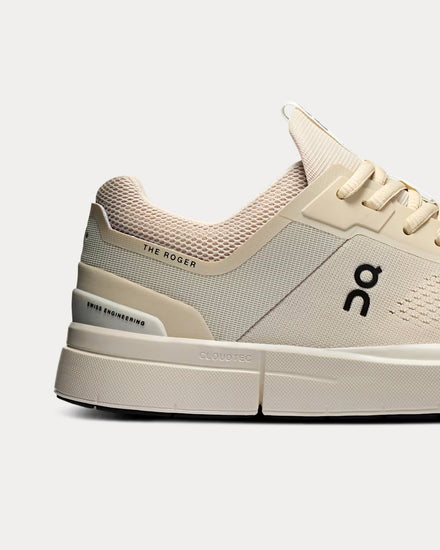 On Running The Roger Spin Sand / Ivory Low Top Sneakers - 5