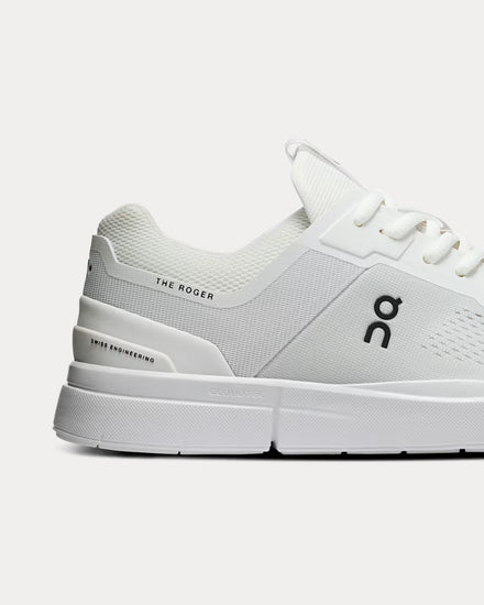 On Running The Roger Spin White / Black Low Top Sneakers - 5