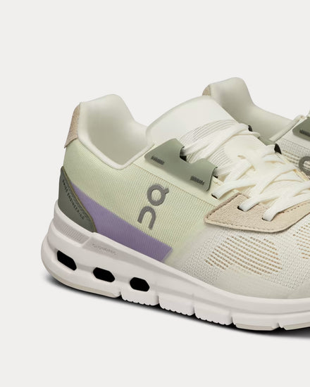 On Running Cloudrift Undyed-White / Wisteria Running Shoes - 5