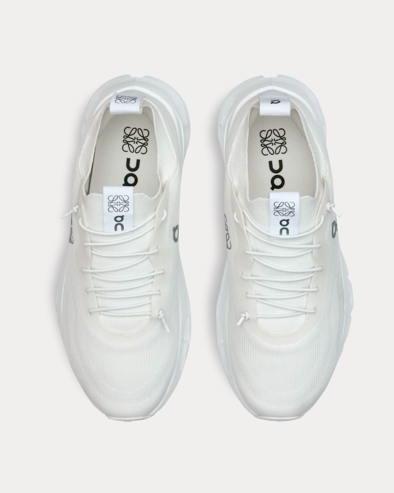 On Running x Loewe - Cloudtilt All White Low Top Sneakers