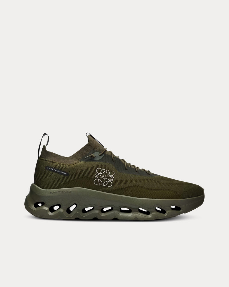 On Running x Loewe Men's Cloudtilt Khaki Low Top Sneakers