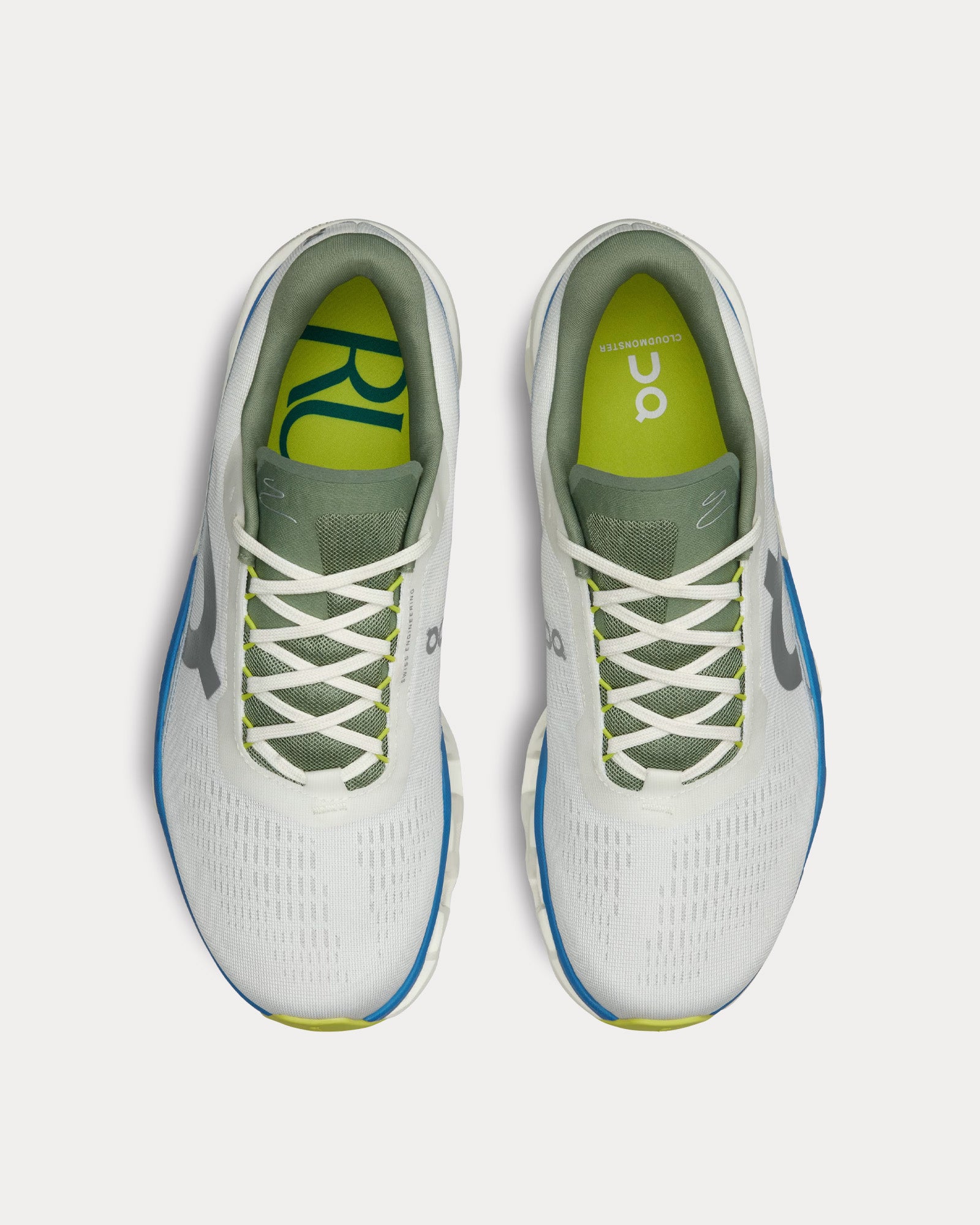 On Running x Distance Men's Cloudmonster 2 White / Lapis Running Shoes