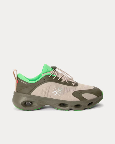 On Running x Loewe Cloudsolo Khaki / Green Low Top Sneakers - 1