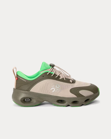 On Running x Loewe Cloudsolo Khaki / Green Low Top Sneakers