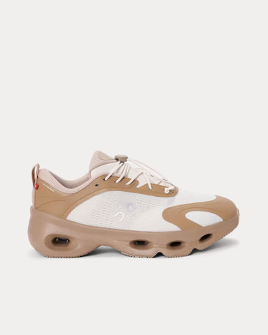 On Running x Loewe Cloudsolo Tan / White Low Top Sneakers