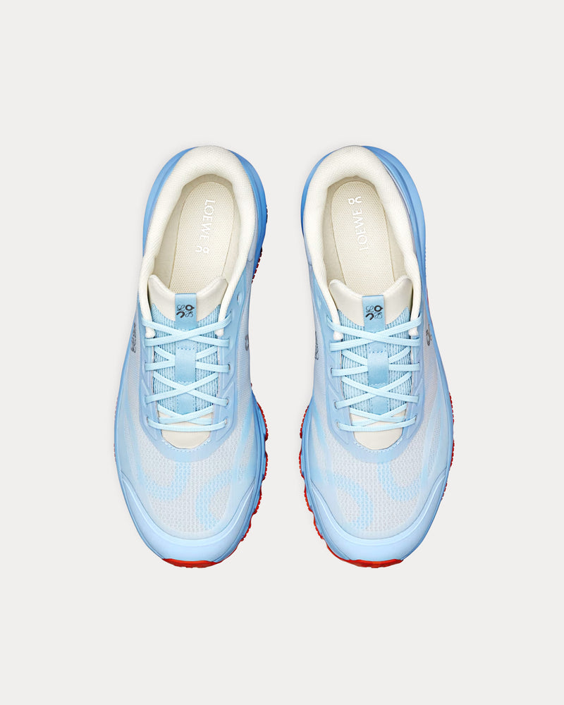 On Running x Loewe Cloudventure 2.0 Blue / Red / White Running Shoes - 2