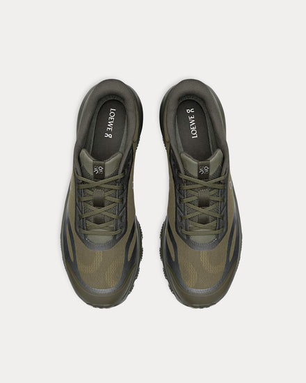 On Running x Loewe Cloudventure 2.0 Khaki Green Running Shoes - 2