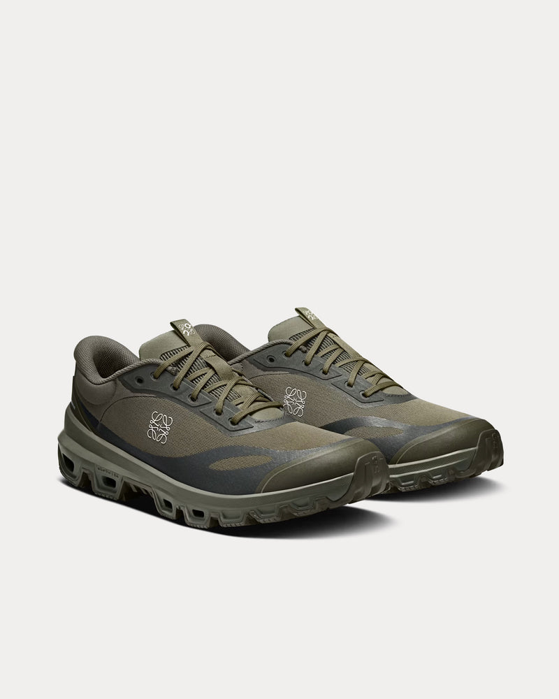 On Running x Loewe Cloudventure 2.0 Khaki Green Running Shoes - 3