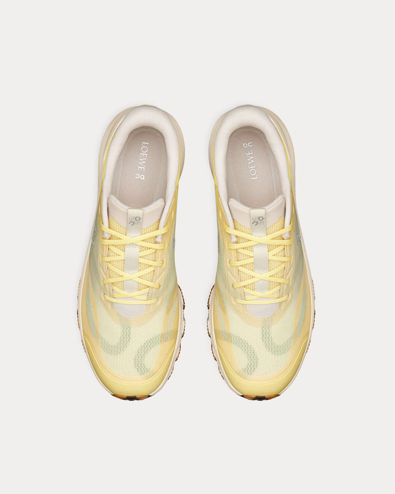 On Running x Loewe Cloudventure 2.0 Yellow / Tan / Grey Running Shoes - 2