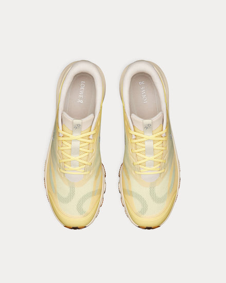 On Running x Loewe Cloudventure 2.0 Yellow / Tan / Grey Running Shoes - 2