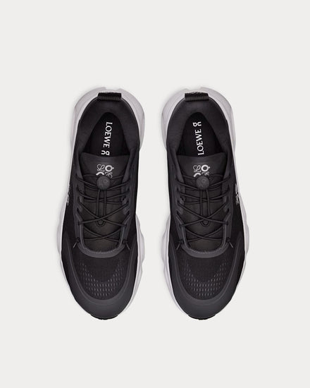 On Running x Loewe Cloudsolo Black / White Low Top Sneakers - 2