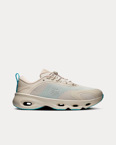On Running x Loewe Cloudsolo Sand / Turquoise Low Top Sneakers