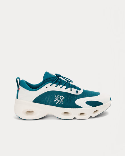 On Running x Loewe Cloudsolo Teal / Eggshell Low Top Sneakers - 1