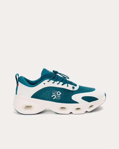 On Running x Loewe Cloudsolo Teal / Eggshell Low Top Sneakers