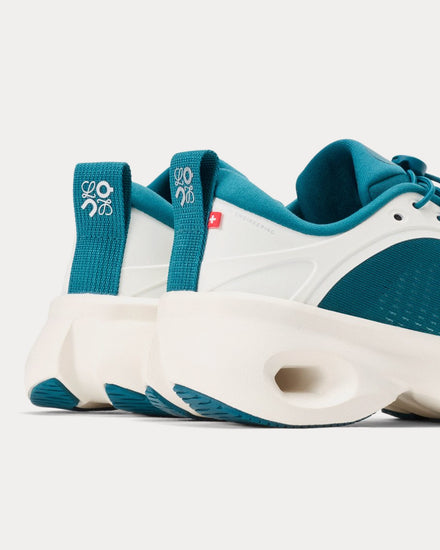 On Running x Loewe Cloudsolo Teal / Eggshell Low Top Sneakers - 2