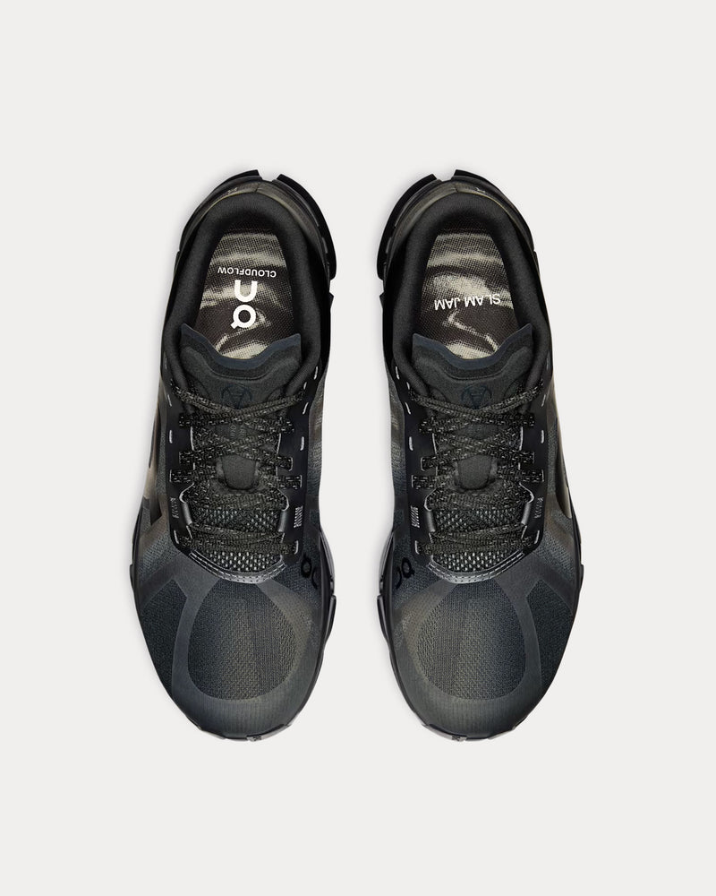 On x Slam Jam Cloudflow 5 Gull / Black Running Shoes - 2