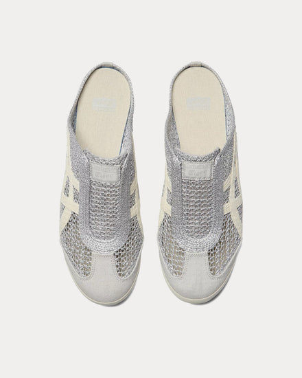 Onitsuka Tiger Mexico 66 Sabot Pure Silver / Cream Mules - 2