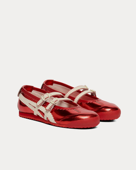 Onitsuka Tiger Mexico 66 TGRS Classic Red / Cream Mary-Jane Sneakers - 3