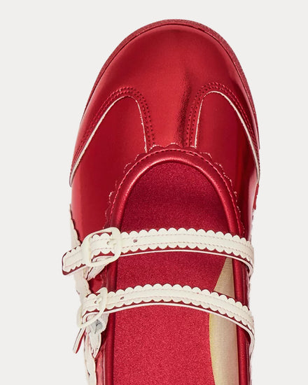 Onitsuka Tiger Mexico 66 TGRS Classic Red / Cream Mary-Jane Sneakers - 6