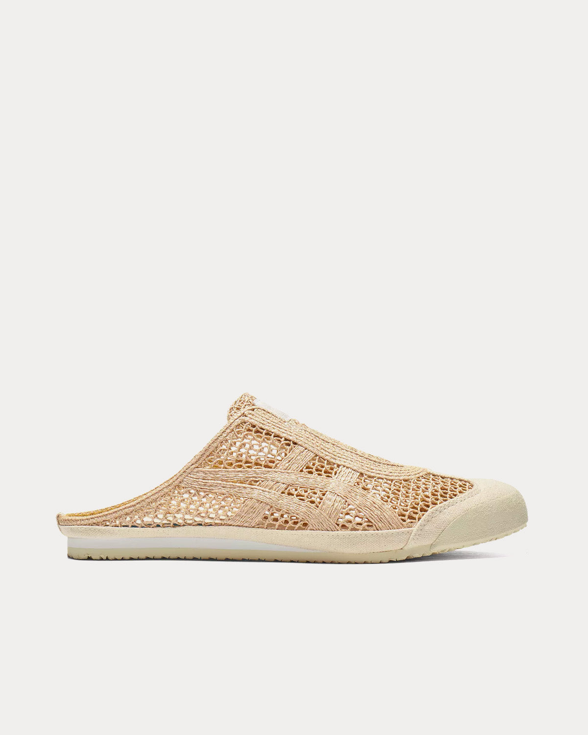argue×U-DOT SLIP-ON NUDE BEIGE Buy Onitsuka Tiger Unisex Beige Woven Design Slip-On