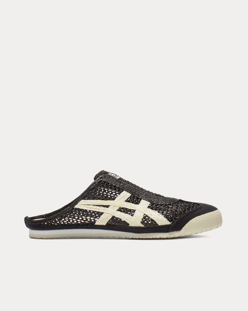 Onitsuka Tiger MEXICO 66 SABOT ブラック 10 Onitsuka Tiger Unisex Mexico 66 Sabot Black / Cream Slip Ons