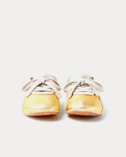 Versace x Onitsuka Tiger TAI-CHI Sakura Metallic Silver / Gold Low Top Sneakers - 3