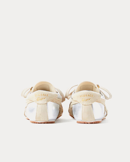 Versace x Onitsuka Tiger TAI-CHI Sakura Metallic Silver / Gold Low Top Sneakers - 4