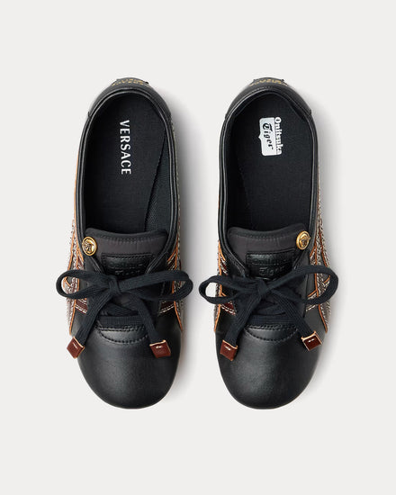 Versace x Onitsuka Tiger TAI-CHI Sakura Nappa Black / Brown Low Top Sneakers - 2