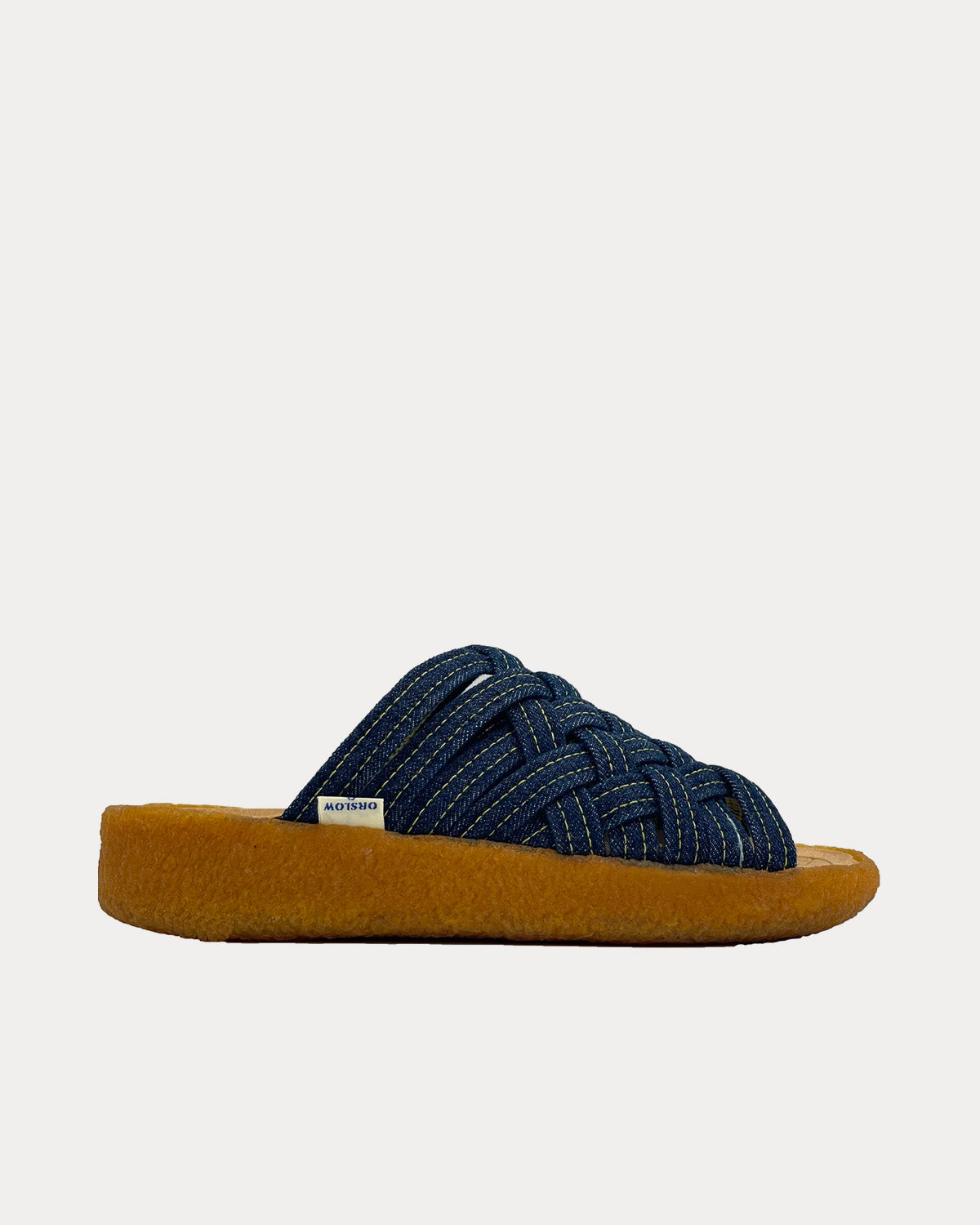 Malibu Inspired Zuma Sandals Mens 12 Blue Woven Huarache Slides Vegan Designer This  main image 2