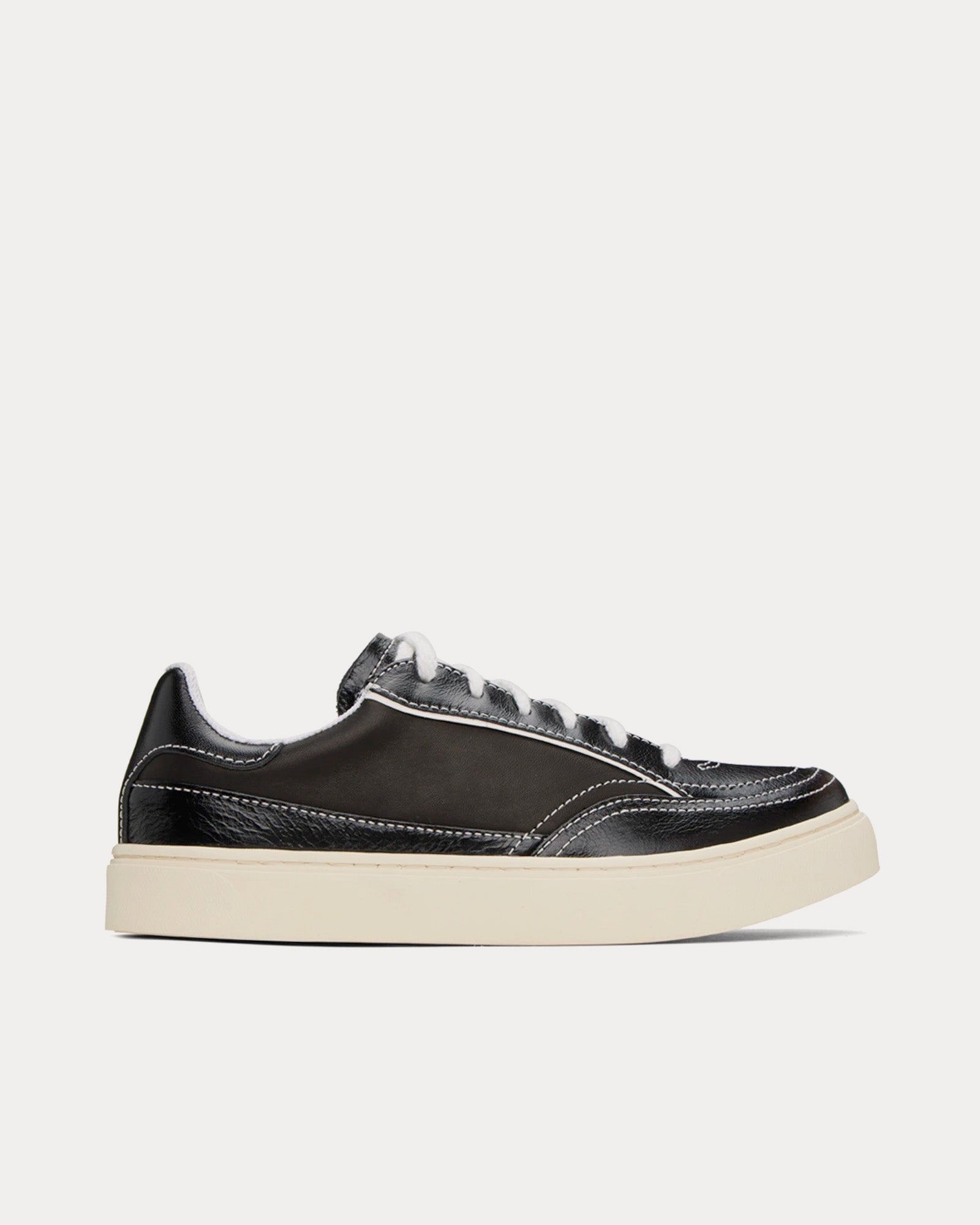 Our Legacy - Skimmer Leather Black Low Top Sneakers