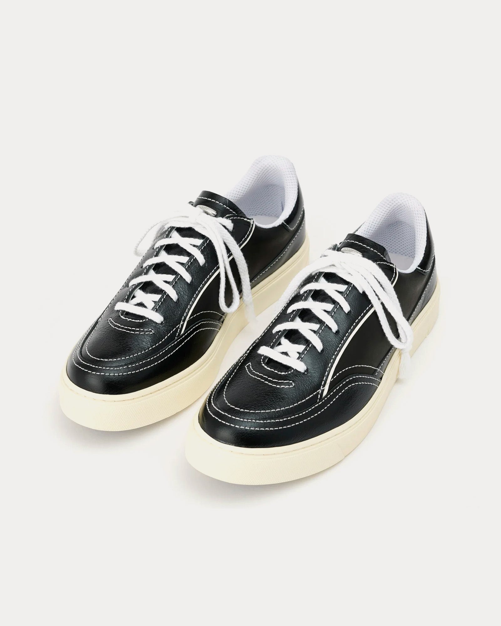 Our Legacy - Skimmer Leather Black Low Top Sneakers