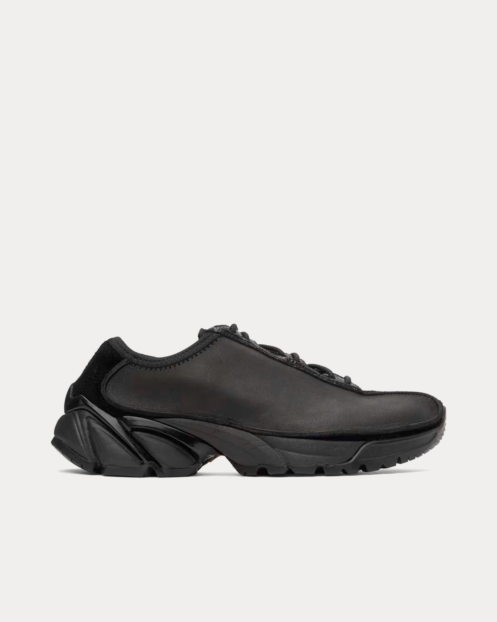 Our Legacy Women's Klove Leather Black Low Top Sneakers