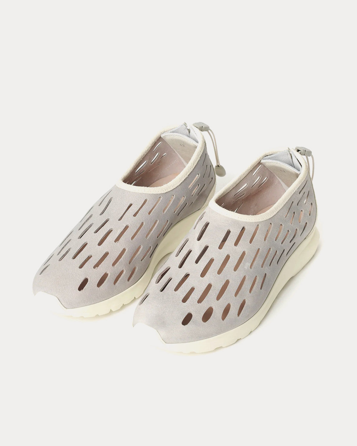 Our Legacy - Strainer Leather Concrete Slip On Sneakers