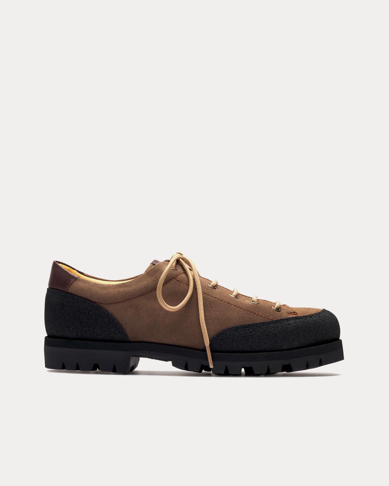 Paraboot Men's Montana Suede Brown / Black Hiking Shoes