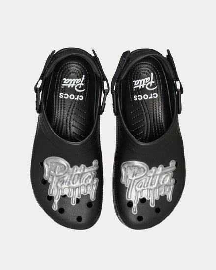 Crocs x Patta Classic EXP Black Clogs - 2